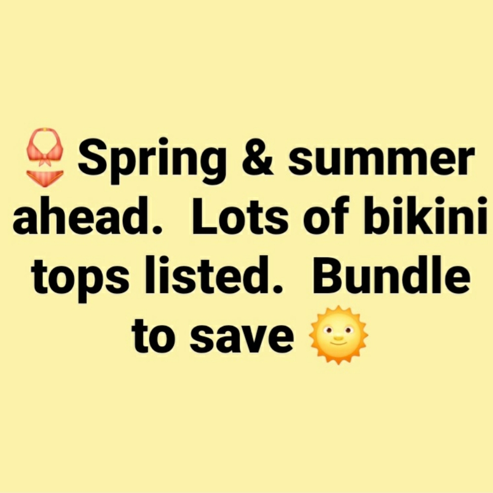 Bikini tops